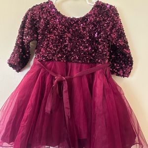 Baby girl sequin net dress